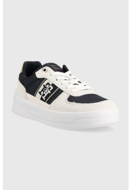 Tommy Hilfiger Маратонки BASKET SNEAKER WITH WEBBING GOLD в тъмносиньо FW0FW07175 - Pepit.bg