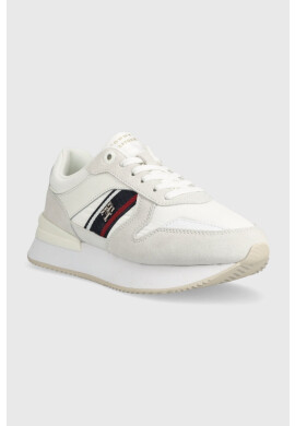 Tommy Hilfiger Маратонки CORP WEBBING RUNNER в бяло FW0FW07466 - Pepit.bg