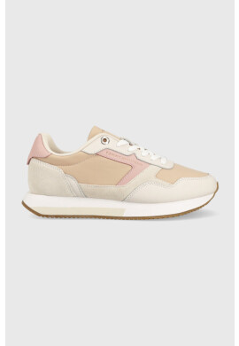 Tommy Hilfiger Маратонки ESSENTIAL TH RUNNER в бежово FW0FW06947 - Pepit.bg