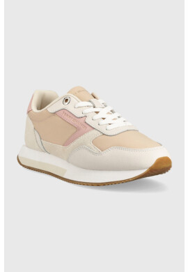 Tommy Hilfiger Маратонки ESSENTIAL TH RUNNER в бежово FW0FW06947 - Pepit.bg