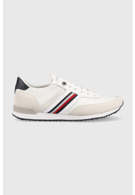 Tommy Hilfiger Маратонки Iconic Sock Runner Mix в бяло - Pepit.bg