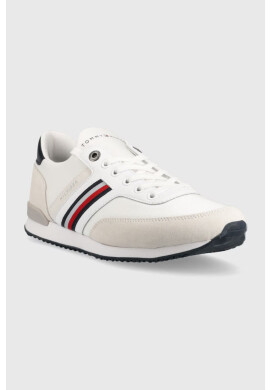 Tommy Hilfiger Маратонки Iconic Sock Runner Mix в бяло - Pepit.bg