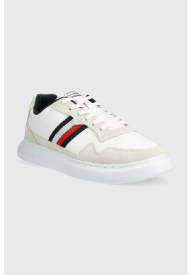 Tommy Hilfiger Маратонки LIGHTWEIGHT LEATHER MIX CUP в бяло FM0FM04427 - Pepit.bg