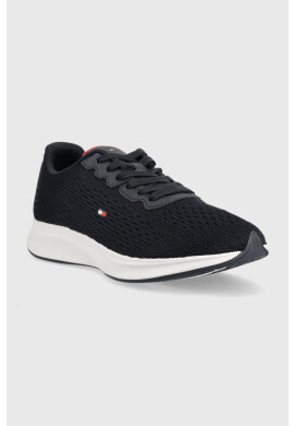 Tommy Hilfiger Маратонки LIGHTWEIGHT RUNNER KNIT FLAG в тъмносиньо FM0FM04563 - Pepit.bg