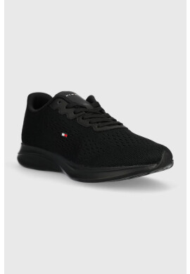 Tommy Hilfiger Маратонки LIGHTWEIGHT RUNNER KNIT FLAG в черно FM0FM04563 - Pepit.bg