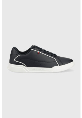 Tommy Hilfiger Маратонки LO CUP LEATHER в тъмносиньо FM0FM04429 - Pepit.bg