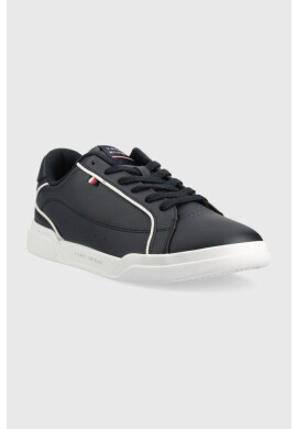 Tommy Hilfiger Маратонки LO CUP LEATHER в тъмносиньо FM0FM04429 - Pepit.bg