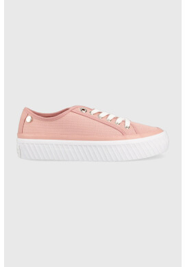Tommy Hilfiger Маратонки PLATFORM VULCANIZED SNEAKER в розово - Pepit.bg