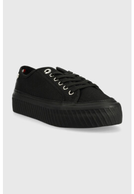 Tommy Hilfiger Маратонки PLATFORM VULCANIZED SNEAKER в черно - Pepit.bg