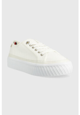 Tommy Hilfiger Маратонки PLATFORM VULCANIZED SNEAKER в бяло - Pepit.bg