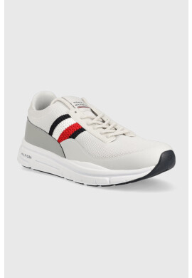 Tommy Hilfiger Маратонки PREMIUM LIGHTWEIGHT RUNNER KNIT в сиво - Pepit.bg