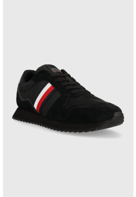 Tommy Hilfiger Маратонки RUNNER EVO MIX в черно FM0FM04699 - Pepit.bg