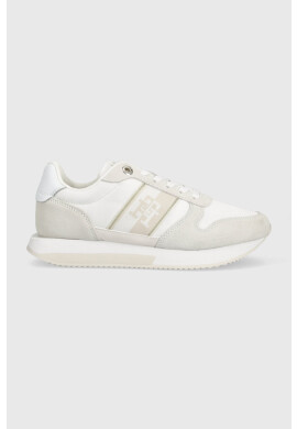 Tommy Hilfiger Маратонки RUNNER WITH TH WEBBING в бяло FW0FW06948 - Pepit.bg