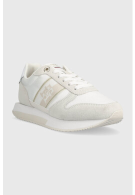 Tommy Hilfiger Маратонки RUNNER WITH TH WEBBING в бяло FW0FW06948 - Pepit.bg