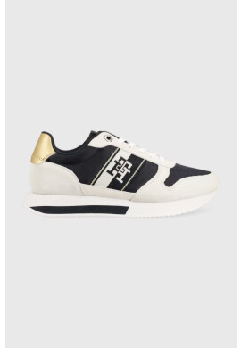 Tommy Hilfiger Маратонки RUNNER WITH TH WEBBING GOLD в тъмносиньо FW0FW07173 - Pepit.bg