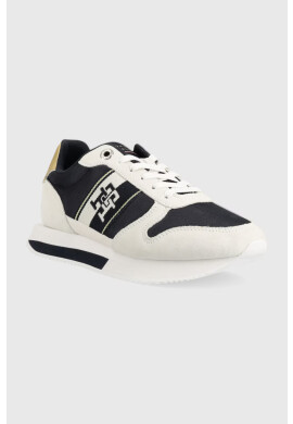 Tommy Hilfiger Маратонки RUNNER WITH TH WEBBING GOLD в тъмносиньо FW0FW07173 - Pepit.bg
