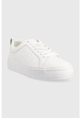 Tommy Hilfiger Маратонки TH EMBOSSED VULC SNEAKER в бяло FW0FW07376 - Pepit.bg