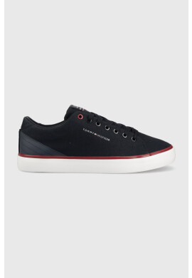 Tommy Hilfiger Маратонки TH HI VULC CORE LOW CANVAS в бяло FM0FM04737 - Pepit.bg