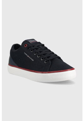 Tommy Hilfiger Маратонки TH HI VULC CORE LOW CANVAS в бяло FM0FM04737 - Pepit.bg