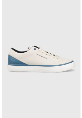 Tommy Hilfiger Маратонки TH HI VULC CORE LOW CANVAS в бяло FM0FM04737 - Pepit.bg