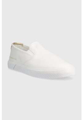 Tommy Hilfiger Ниски кецове ESSENTIAL SLIP-ON SNEAKER в бяло FW0FW06956 - Pepit.bg