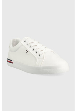 Tommy Hilfiger Ниски кецове ESSENTIAL STRIPES SNEAKER в бяло FW0FW06954 - Pepit.bg