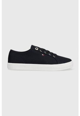 Tommy Hilfiger Ниски кецове ESSENTIAL VULCANIZED SNEAKER в тъмносиньо FW0FW07119 - Pepit.bg