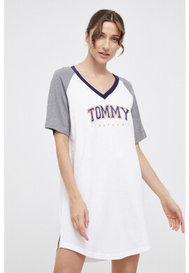 Tommy Hilfiger Нощница дамска в оранжево от памук - Pepit.bg