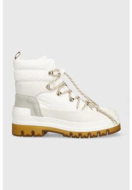 Tommy Hilfiger Обувки Laced Outdoor Boot в бяло - Pepit.bg