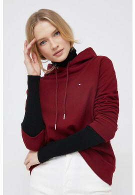Tommy Hilfiger Памучен суичър в бежово с апликация - Pepit.bg
