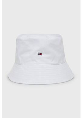 Tommy Hilfiger Памучна капела в бяло от памук - Pepit.bg