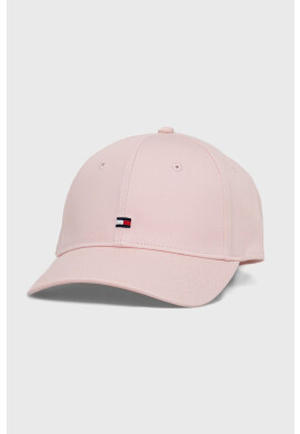 Tommy Hilfiger Памучна шапка в розово с апликация - Pepit.bg
