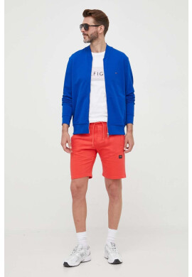 Tommy Hilfiger Памучна тениска в бяло с принт - Pepit.bg