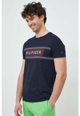 Tommy Hilfiger Памучна тениска в бежово - Pepit.bg