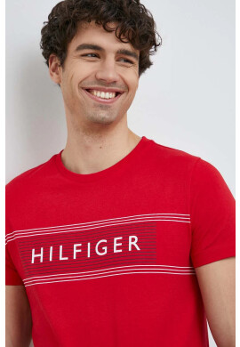 Tommy Hilfiger Памучна тениска в синьо - Pepit.bg