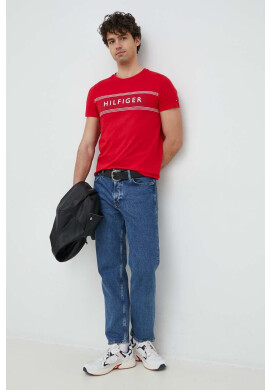 Tommy Hilfiger Памучна тениска в синьо - Pepit.bg
