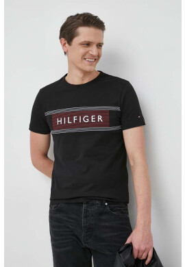 Tommy Hilfiger Памучна тениска в бяло - Pepit.bg