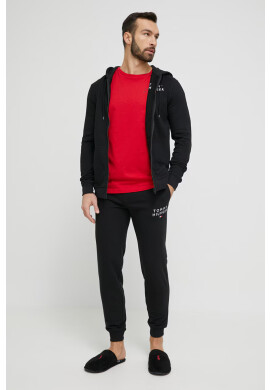 Tommy Hilfiger Памучна тениска в червено с принт - Pepit.bg