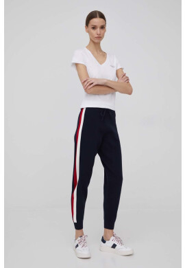 Tommy Hilfiger Панталони дамско в тъмносиньо с десен - Pepit.bg