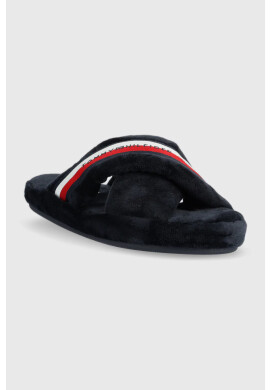 Tommy Hilfiger Пантофи Comfy Home Slippers With Straps в тъмносиньо - Pepit.bg