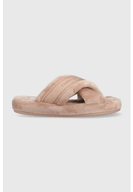 Tommy Hilfiger Пантофи Comfy Home Slippers With Straps в бежово - Pepit.bg