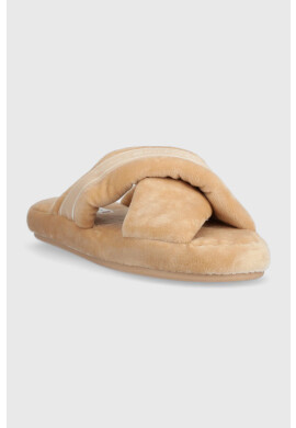Tommy Hilfiger Пантофи Comfy Home Slippers With Straps в бежово - Pepit.bg