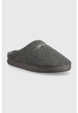 Tommy Hilfiger Пантофи Home Slipper Felt в сиво - Pepit.bg