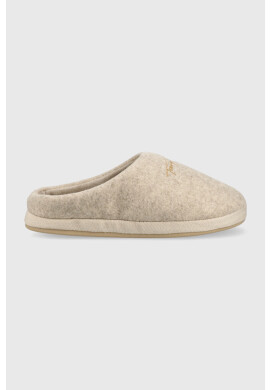 Tommy Hilfiger Пантофи Home Slipper Felt в бежово - Pepit.bg