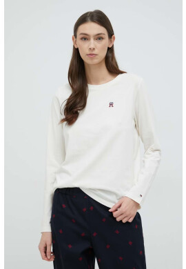 Tommy Hilfiger Пижами и пантофи в тъмносиньо с десен - Pepit.bg