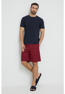 Tommy Hilfiger Пижами и пантофи в тъмносиньо с десен - Pepit.bg