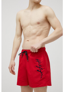 Tommy Hilfiger Плувни шорти в червено - Pepit.bg
