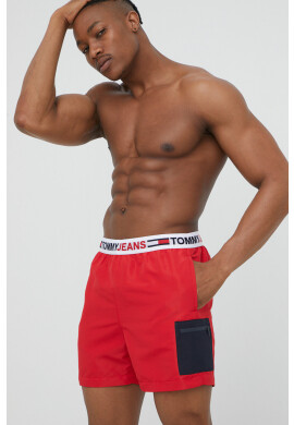 Tommy Hilfiger Плувни шорти в червено - Pepit.bg