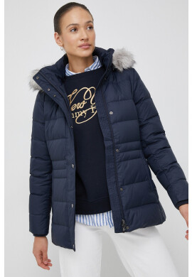 Tommy Hilfiger Пухено яке в тъмносиньо със зимна изолация - Pepit.bg