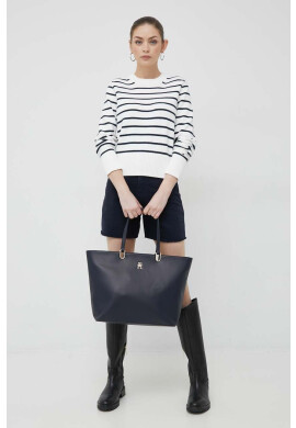 Tommy Hilfiger Пуловер дамски в бяло от топла материя - Pepit.bg